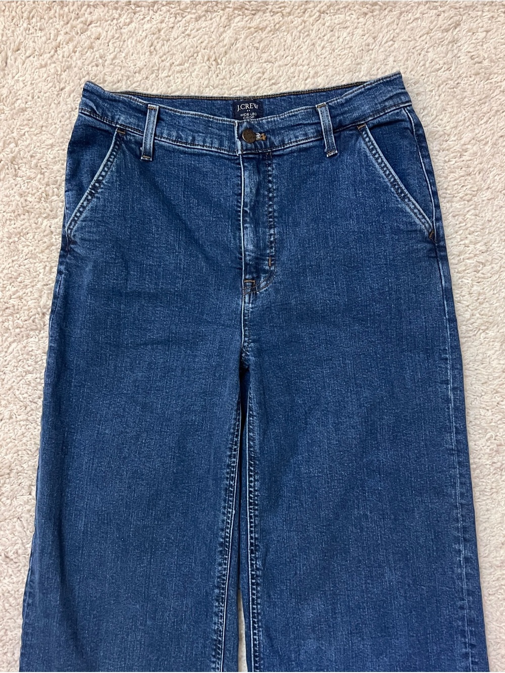 J.Crew Wide Leg Crop Jeans - Picture 4 of 8